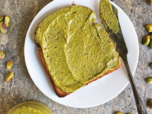 کره پسته بدون شکر