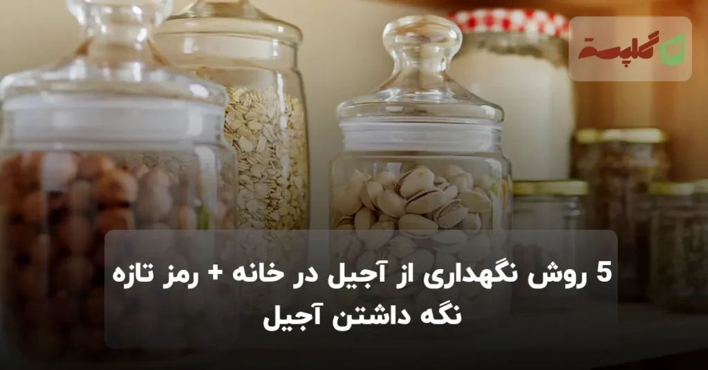 5 روش نگهداری از آجیل در خانه + رمز تازه نگه داشتن آجیل