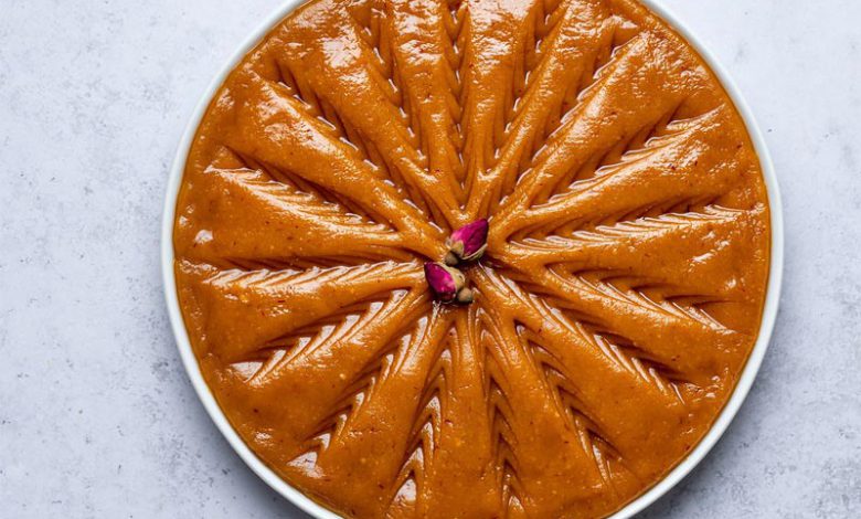 طرزتهیه حلوا با شیره انگور