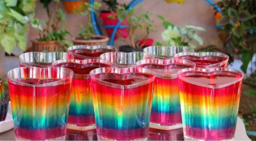 ژله رنگین کمان