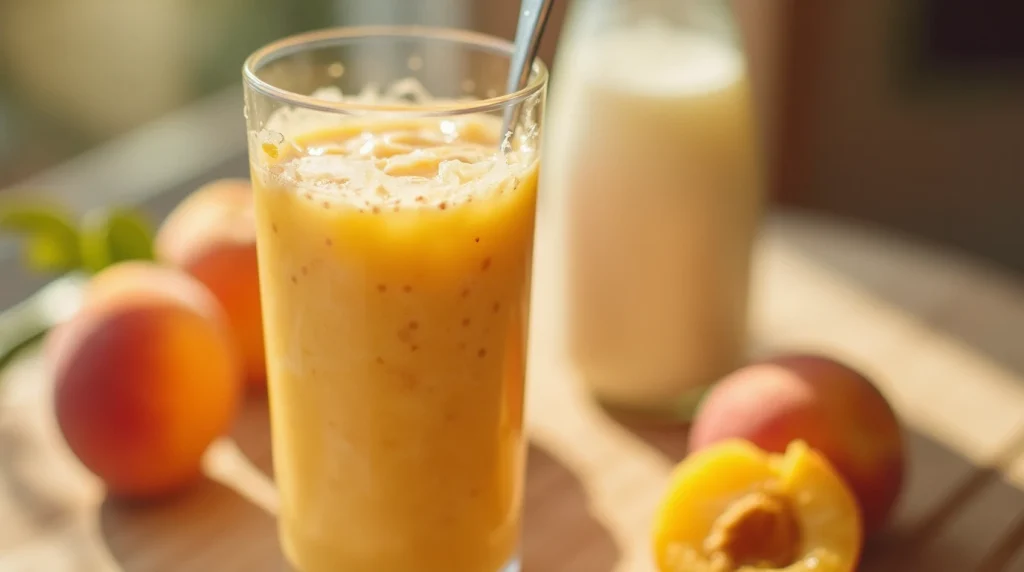 Apricot and Sherbet Seed Smoothie