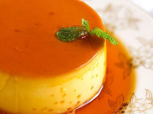 دسر زعفرانی فلن