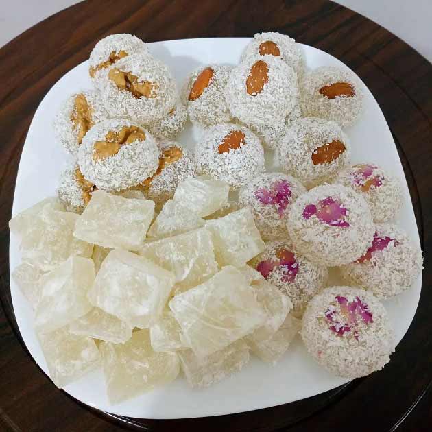 طرز تهیه باسلوق با نشاسته
