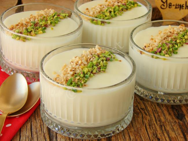 دسر با نشاسته ذرت	